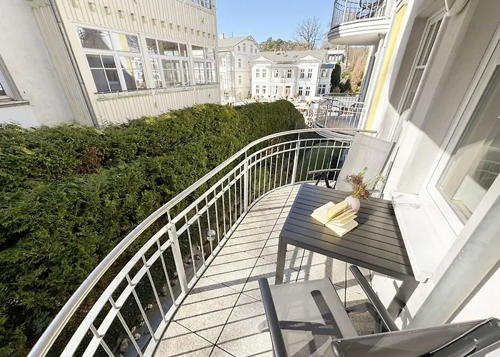 Апартаменты Rosa Whg 07 Aurora Mit Sued West Balkon Зеллин